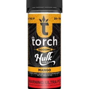 Mango Torch Live Resin D9 + THCP Hulk Gummies 15000MG