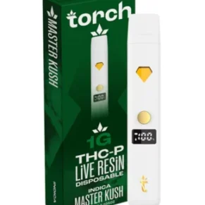 Master Kush Torch THC-P Live Resin Disposable 1G