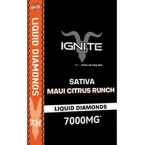 Maui Citrus Runch Ignite Liquid Diamonds Disposable 7000mg