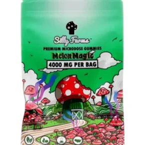 Melon Magic Silly Farms Vegan Mushroom Gummies 4000MG