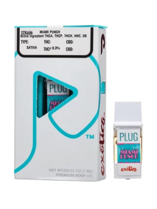 Miami Punch PLUGPlay Exotics Pods With Premium Hemp Oil Cart 1ml