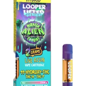 Miracle Alien Cookies Looper Lifted Series 11-Hydroxy-THC+THC-H+THC-P Cartridge 2G