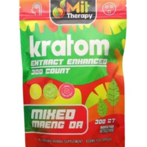 Mixed Maeng Da Mit Therapy Kratom Extract Capsules 300ct