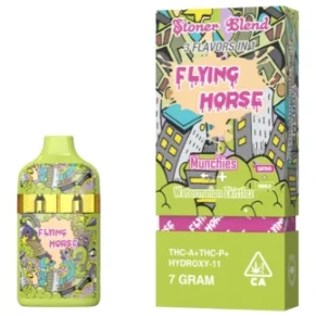 Munchies | Watermelon Skittlez Flying Horse Stoner Blend Disposable 7G