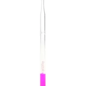 Neon Pink Glass Dabber With Diamonds
