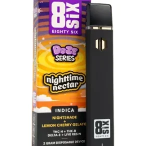 Nighttime Nectar 8SIX Doze Series THC-H Disposables 2G