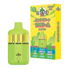 OG Kush | Gorilla Glue | Bruce Banner Cactus Labs Glock 9 THC-A Blend Vape 9000mg