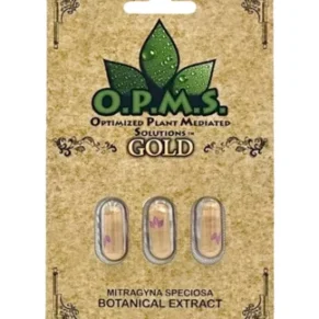 OPMS Gold Mitragyna Speciosa Kratom Capsules