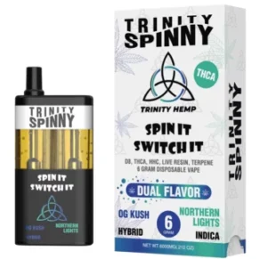 OG Kush | Northern Lights Trinity Spinny Dual Flavor THCA Vape 6G