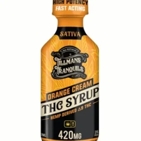 Orange Cream Tillmans Tranquils Delta 9 THC Syrup 420MG