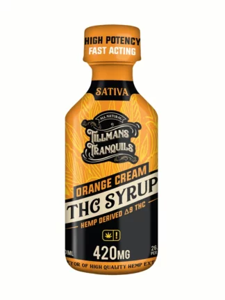 Orange Cream Tillmans Tranquils Delta 9 THC Syrup 420MG
