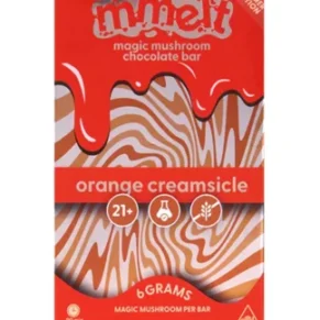 Orange Creamsicle Mmelt Magic Mushroom Chocolate Bar 6G