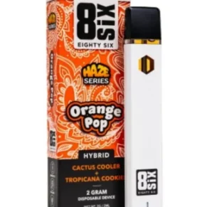 Orange Pop 8SIX Haze Series HHC Disposable 2G