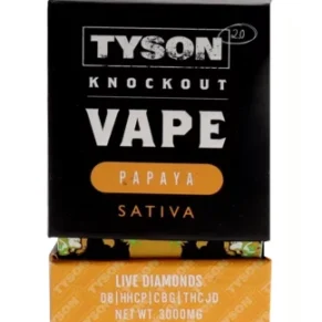 Papaya Tyson 2.0 Knockout Vape 3G