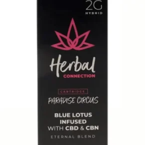 Paradise Circus Herbal Connection Blue Lotus Infused Eternal Blend Cart 2G