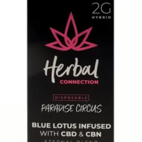 Paradise Circus Herbal Connection Blue Lotus Infused Eternal Blend Vape 2G