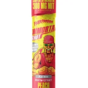 Peach Hulk Hogan Immortal Kratom Shots 300mg