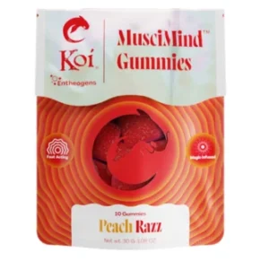 Peach Razz Koi Psychedelic Muscimind Gummies 10ct 30g