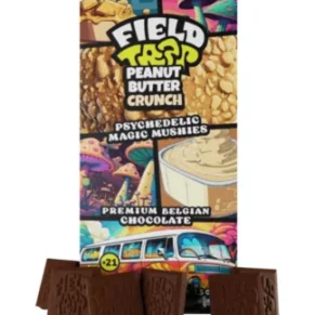 Peanut Butter Crunch Field Trip Magic Mushies Premium Belgian Chocolate