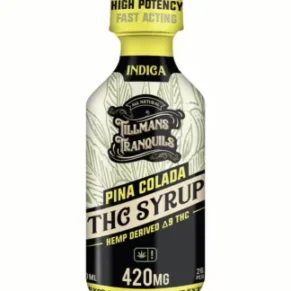 Pina Colada Tillmans Tranquils Delta 9 THC Syrup 420MG