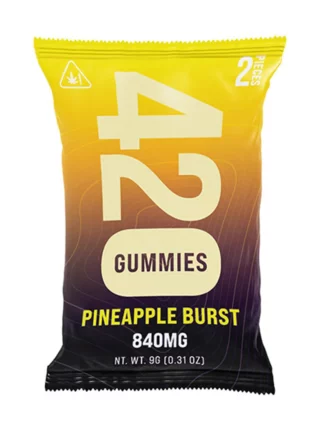 Pineapple Burst Flying Monkey 420 Gummies 840MG 2ct