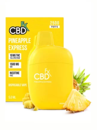 Pineapple Express CBDFx CBD + 10mg THC Vape Pen 1500mg
