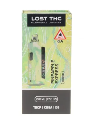 Pineapple Express Lost THC THCP+CB9A+D8 Rechargeable Disposable 7500MG