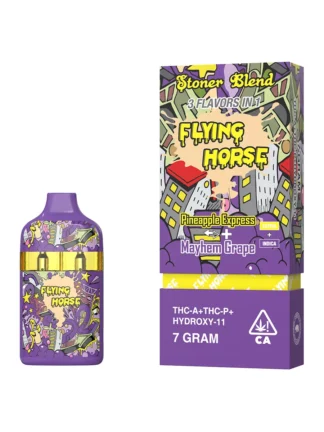 Pineapple Express | Mayhem Grape Flying Horse Stoner Blend Disposable 7G