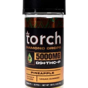 Pineapple Torch Diamond Drops Gummies 5000mg