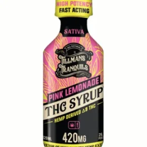 Pink Limonade Tillmans Tranquils Delta 9 THC Syrup 420MG