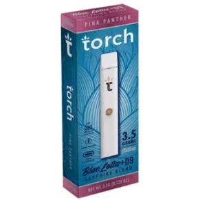 Pink Panther Torch Blue Lotus + D9 Sapphire Vape 3.5G