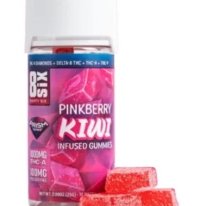 Pinkberry Kiwi 8SIX THCA Gummies 1000MG