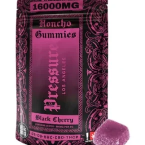 Black Cherry Pressure Honcho Gummies 16000mg 20ct