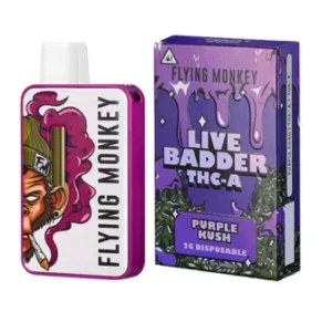 Purple Kush Flying Monkey Live Badder THCA Disposable 2G
