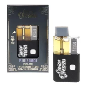 Purple Punch Caviar Dreams Live Diamond Blend THCA+THCP Disposable 6MG