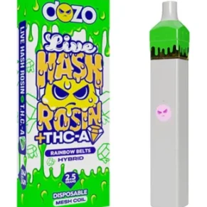 Rainbow Belts Dozo Live Hash Rosin + THC-A Diamond Disposable 2.5G