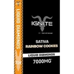 Rainbow Cookies Ignite Liquid Diamonds Disposable 7000mg