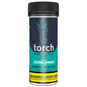 Rainbow Snow Cone Torch Nitro Blend XXL Gummies 7000mg