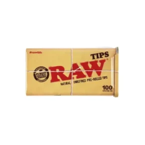 RAW 100 Pre-Rolled Tips Tin