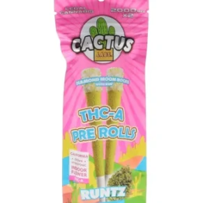 Runtz Cactus Labs Diamon Moon Rocks With Kief Pre-Rolls 2000MG x 2ct