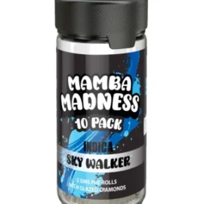 Sky Walker Mamba Madness Full Spectrum Blend Pre Rolls 10 Pack Jar 2GM