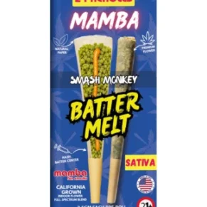 Smash Monkey Mamba Batter Melt Full Spectrum Blend Pre-Roll 2ct 2.5G