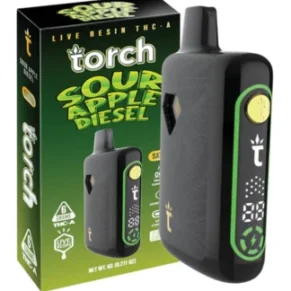 Sour Apple Diesel Torch Live Resin Pulse Disposable 6G