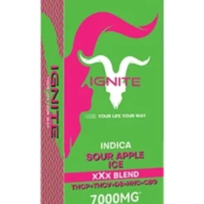 Sour Apple Ice Ignite XXX Blend Disposable 7000mg