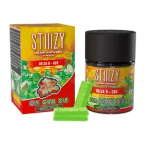 Sour Apple STIIIZY Delta 9 + CBD Gummies 225mg