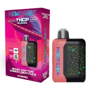 Sour Cotton Candy Zkittlez Hempgeek THCP Blend Disposable 10000MG