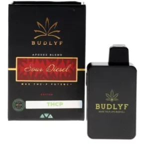 Sour Diesel Budlyf Apogee Blend Max THC-P Potency Disposable 5G