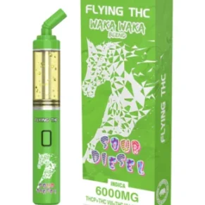 Sour Diesel Flying Horse THC Waka Waka Blend Disposable 6000MG