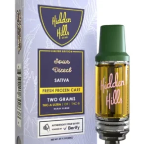 Sour Diesel Hidden Hills Fresh Frozen Cartridge 2G
