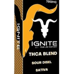 Sour Diesel Ignite THC-A Blend Disposable 7000mg